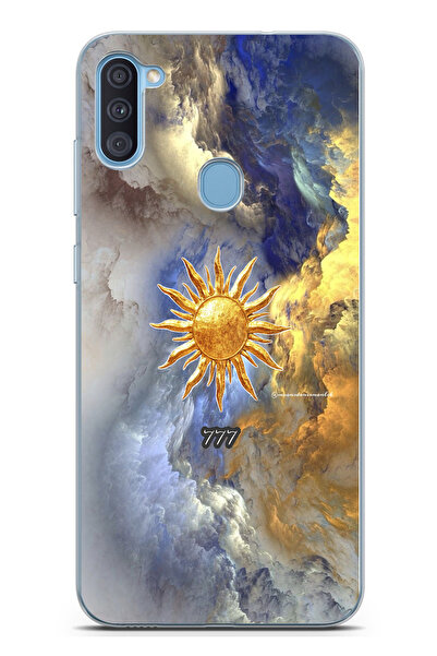 TechTree حافظة سيليكون متوافقة مع هاتف سامسونج جالاكسي A11-M11 777 بتصميم الش...