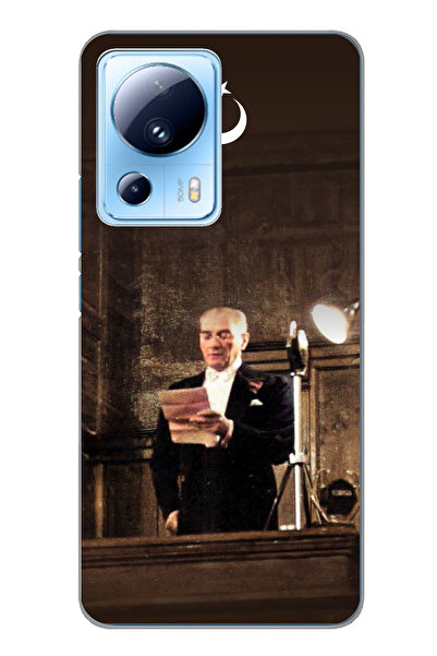 TechTree حافظة سيليكون متوافقة مع هاتف Xiaomi Mi 13 Lite من أتاتورك First Spe...