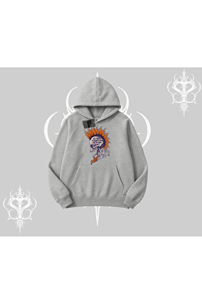 Tarzsokak Hanorac cu glugă Burning Skull Rebel Street Anthem