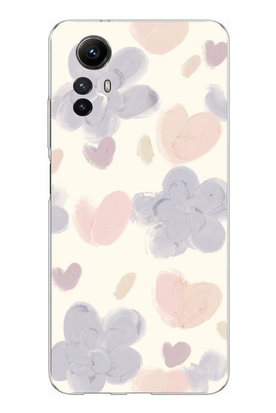 TechTree Redmi Note 12S Compatible Pastel Paint Garden Flower and Heart Print...