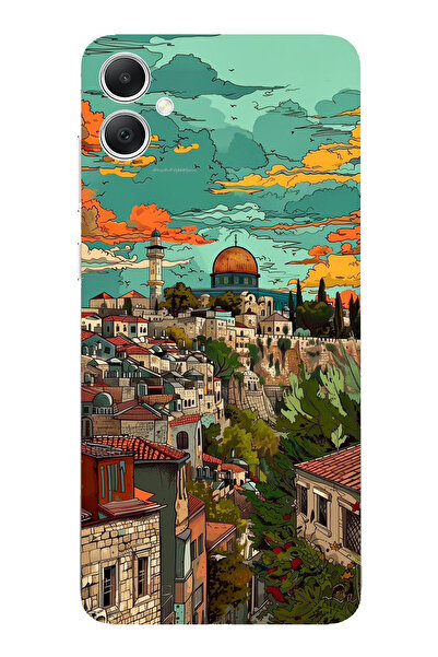 TechTree حافظة سيليكون متوافقة مع هاتف سامسونج جالاكسي A05 تحمل عبارة فلسطين ...