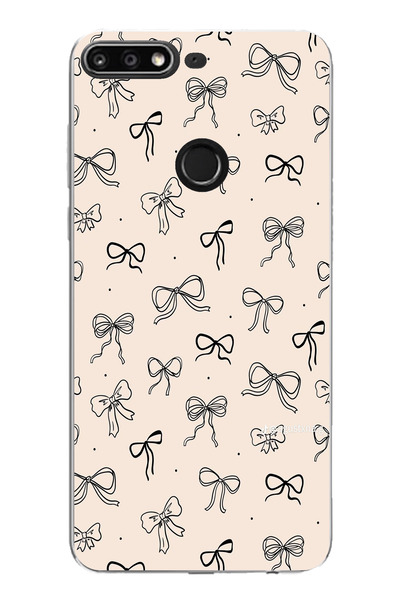 TechTree حافظة سيليكون لهاتف هواوي Y7 2018 - متوافقة مع Honor 7C، نمط فيونكة ...