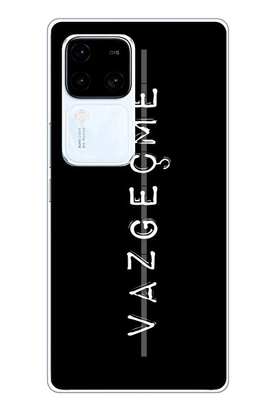 TechTree Vivo V30 Compatible Printed Silicone Case with Forget-Me-Not Written...