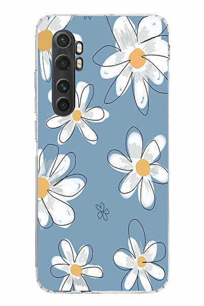 TechTree حافظة سيليكون متوافقة مع هاتف Mi Note 10 Lite باللون الأزرق ديزي جار...