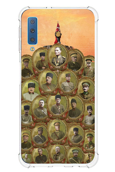 TechTree حافظة سيليكون متوافقة مع هاتف سامسونج جالاكسي A7 2018 تتوافق مع أتات...