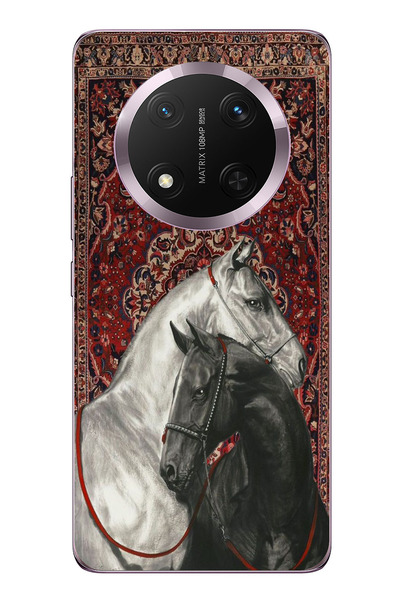 TechTree حافظة سيليكون متوافقة مع Honor Magic 7 Lite ذات تصميم تقليدي على شكل...