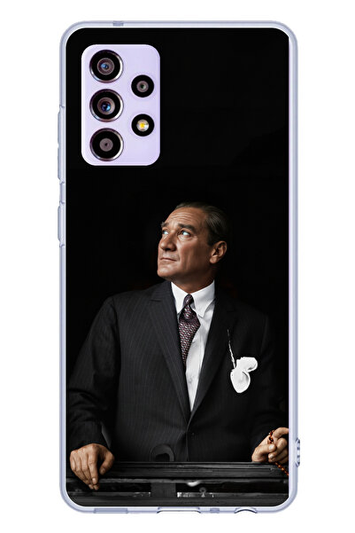 TechTree حافظة سيليكون متوافقة مع هاتف سامسونج جالاكسي A32 من Ufka Lider Atat...