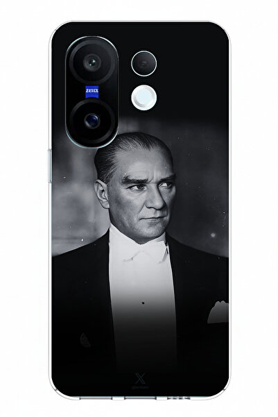 TechTree أناقة ورقيمة متوافقة مع هاتف Vivo X200 FE: حافظة سيليكون مطبوع مع تص...