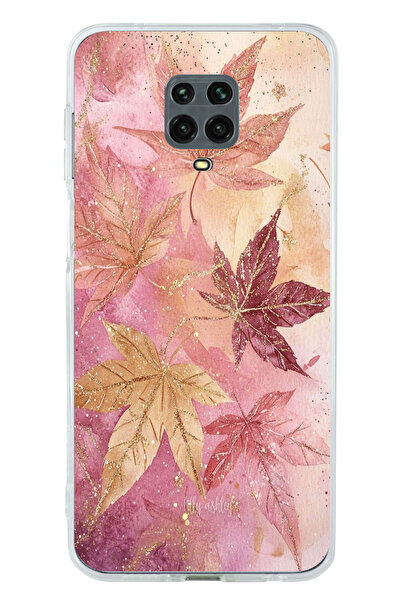 TechTree حافظة سيليكون متوافقة مع هاتف Redmi Note 9 PRO-9S باللونين الوردي وا...