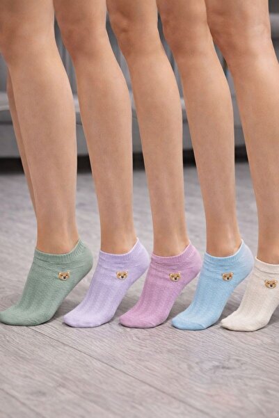 Dündar Unisex Cotton Patik Çorap Asorti 4308-20 4'lü