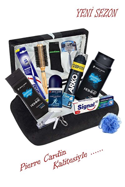 Famels Erkek Bakım Seti - Damat Çeyiz Sandık - Nişan Bohça Seti- Çeyiz Ürünle...