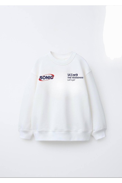 Özeniş سويت شيرت مطبوع سونيك