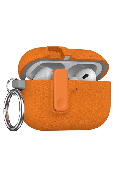 UnDePlus Apple Airpods 4. Nesil ile uyumlu Kılıf Standlı Kilitli TPU Premium Matte Trip Case