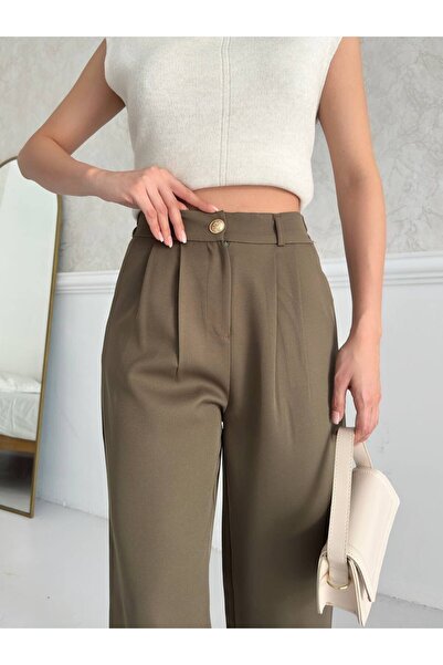 Butik kadın palazzo pantolon