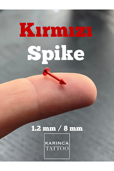 Karınca Piercing Spike Kırmızı Piercing Side Dudak Labret Snake Bites Piercing Conch Flat Helix Tragus Kulak Küpe