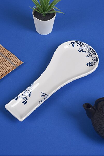 Piatti Naturali Ceramic Dirty Spoon Rest – Lavin Countertop Ladle & Spoon Holder Handmade Gift