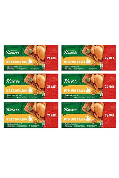 Knorr Tavuk Suyu Bulyon 24 Adet 240 Gr x 6 Adet