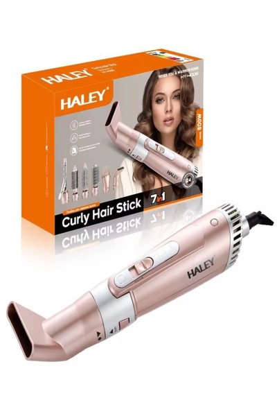 OEM HALEY Perie Electrica Curly Hair Stick 7in1, Ioni Negativi, 7 Accesorii, ...