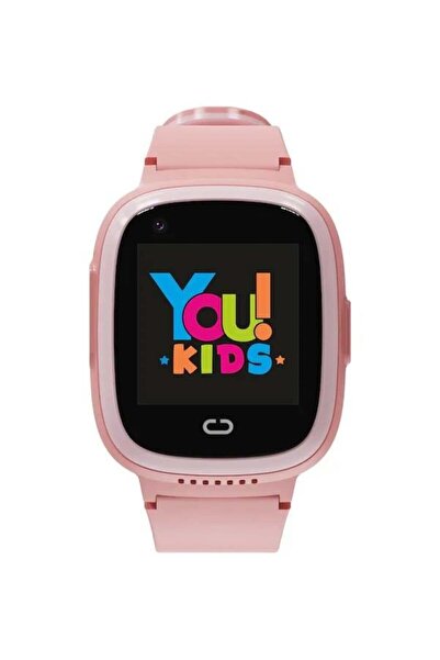 TelkurTeknoloji YouKIDS KN8100 4G Akıllı Çocuk saati Pembe