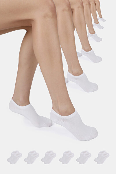 ERENART Bamboo Women's Sneaker White Socks Stitch-Free Invisible Ankle Sports...