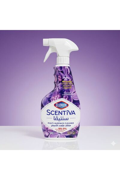 Clorox Clorox Centiva Multi-Surface Cleaner Spray, 500ml, Tuscan Lavender Scent, Bleach Free