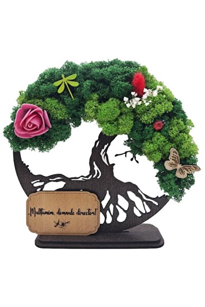 OEM Pictură decorativă - Arborele Vieții cu licheni stabilizați