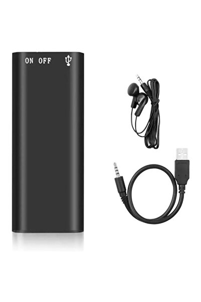 AyrStore Süper Ultra Mini 16GB Ses Kayıt Cihazı Ve MP3 Çalar Ders Kaydı Röpor...