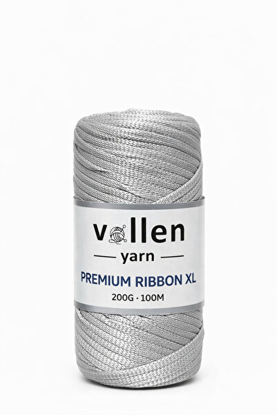 vollen yarn Premium 200Gr/4Mm Polyester Ribbon Cord, Macrame Cord, Bag Cord, Hobby Cord, Supla Cord,