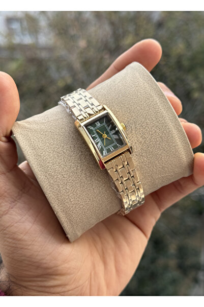 Tulpar New Season Special Rectangular Design Roman Numeral Vintage Women's Wristwatch