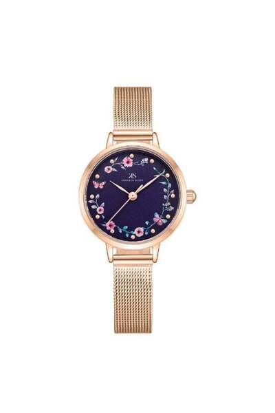 Kenneth Scott Women's Navy Blue Dial Analog Watch - K 23512-RMKN