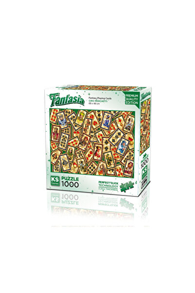 Ks Games Fantasy Playing Cards 1000 Parça Puzzle