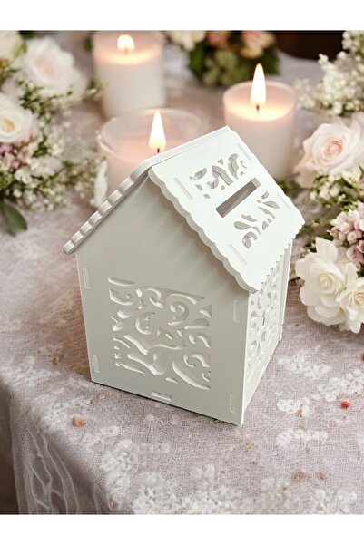 MIKKA STYLE Κουτί δώρου House Lace 31,5x26x39cm