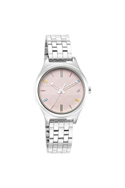 FASTRACK Analog Round Metal Watch for Women - 6152SM04 - 40 mm