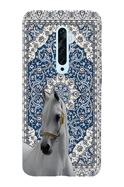 Manitoba Oppo Reno 2Z Uyumlu Baskılı Yumuşak Silikon Şeffaf Telefon Kılıfı