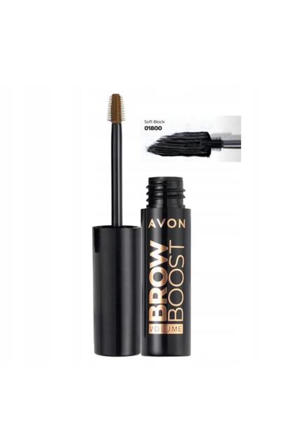 AVON Eyebrow gel, Soft Black, with nourishing oils, light formula, 10ml