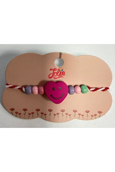 Flippy Martisor Bratara Multicolora pentru Copii, din Lemn si Textil, Model 14