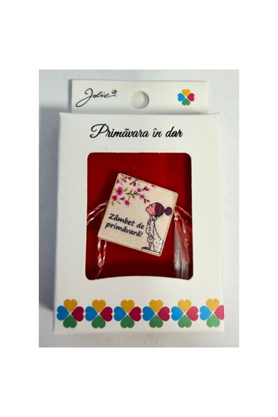 Flippy Martisor Brosa Mica in Cutie, Dimensiune Brosa 2.5-3 cm, Material Meta...