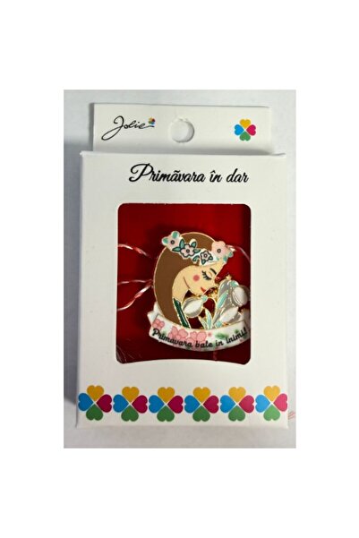 Flippy Martisor Brosa Mica in Cutie, Dimensiune Brosa 2.5-3 cm, Material Meta...
