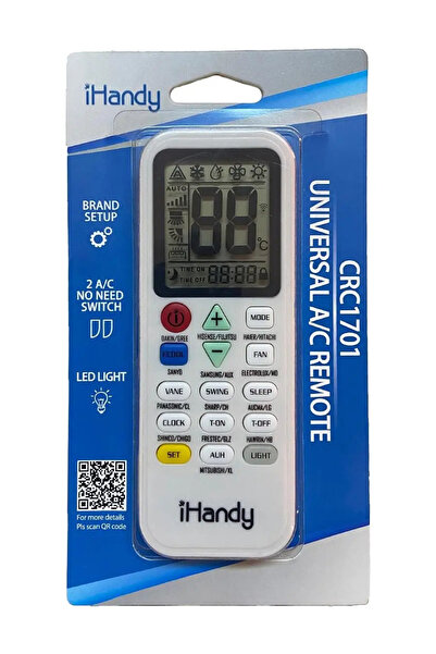 OEM Air Conditioning Remote Control CRC1701 1000 universal codes (438)