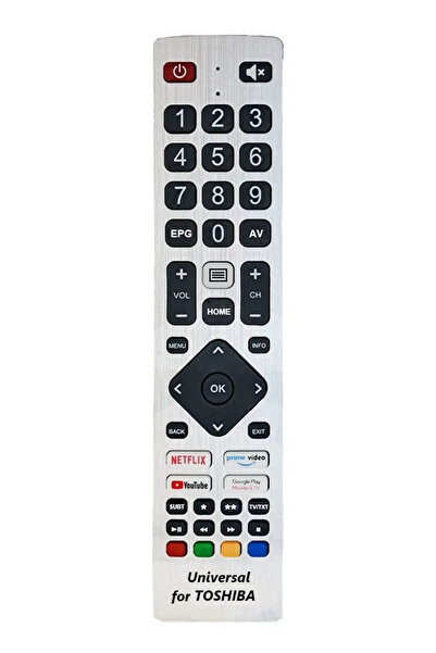 OEM Universal remote control compatible with TOSHIBA TV 45 Keys (599)