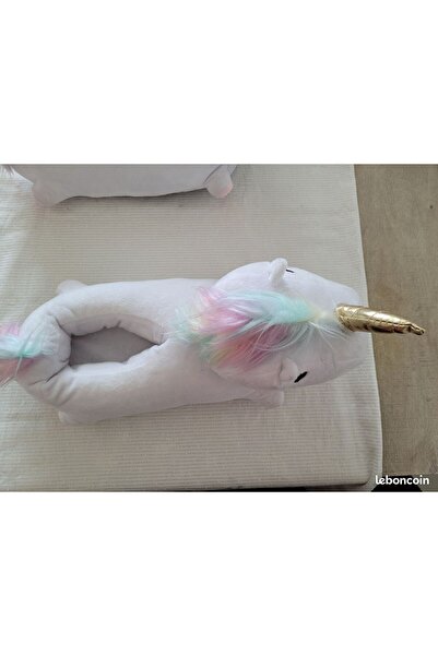 NO BRAND Papuci Pluș Unicorn Fermecat