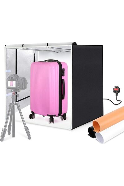 Professional خيمة لابيموس PU5080 كبيرة قابلة للطي مزودة بإضاءة LED، مقاس 80 ×...