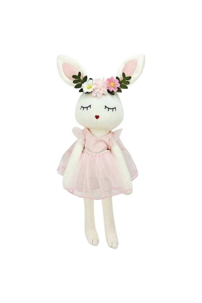 OEM Λούτρινη κούκλα με κουνελάκι μπαλαρίνα