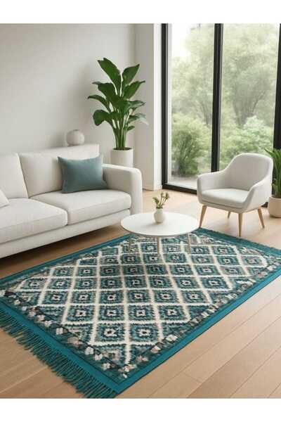 OEM Woven rug, double-sided, size 140 x 215 cm H&H