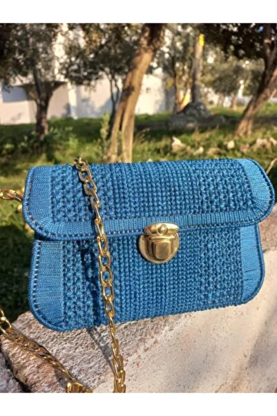 Enlis Collection Kadın Astarlı Kanvas - Zincir Askılı Omuz ve Çapraz Çanta Gü...