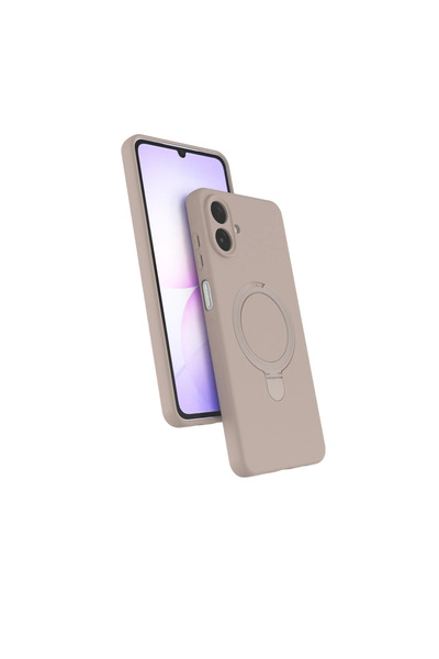 Twin Store غطاء حماية لهاتف Galaxy A07 4G مع حامل ماج سيف - تيتانيوم صحراوي