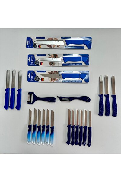 Solingen PRO Çeyiz Paketi MAVİ 23 Parça + (Solingen Bez Hediyeli)