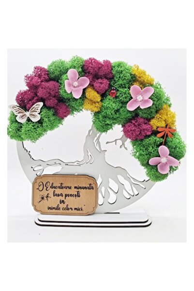 OEM Decorative Painting - The Tree of Life with Stabilized Lichens