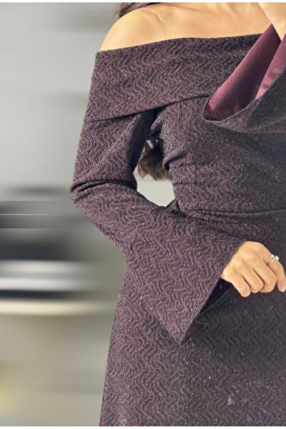 MAIN DRESS فستان انيق باضافه الفصوص بارز