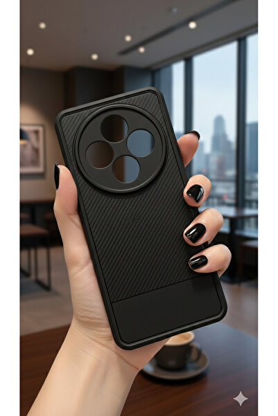 Hatreds Xiaomi Redmi 14C İçin Uyumlu Premium Karbon Fiber Desenli Darbe Emici...